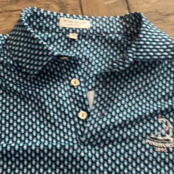 Peter Millar summer comfort “pineapple skull” Pinehurst resort shirt. - Picture 2 of 3